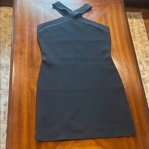 Sincerely Jules Black Halter Mini Dress